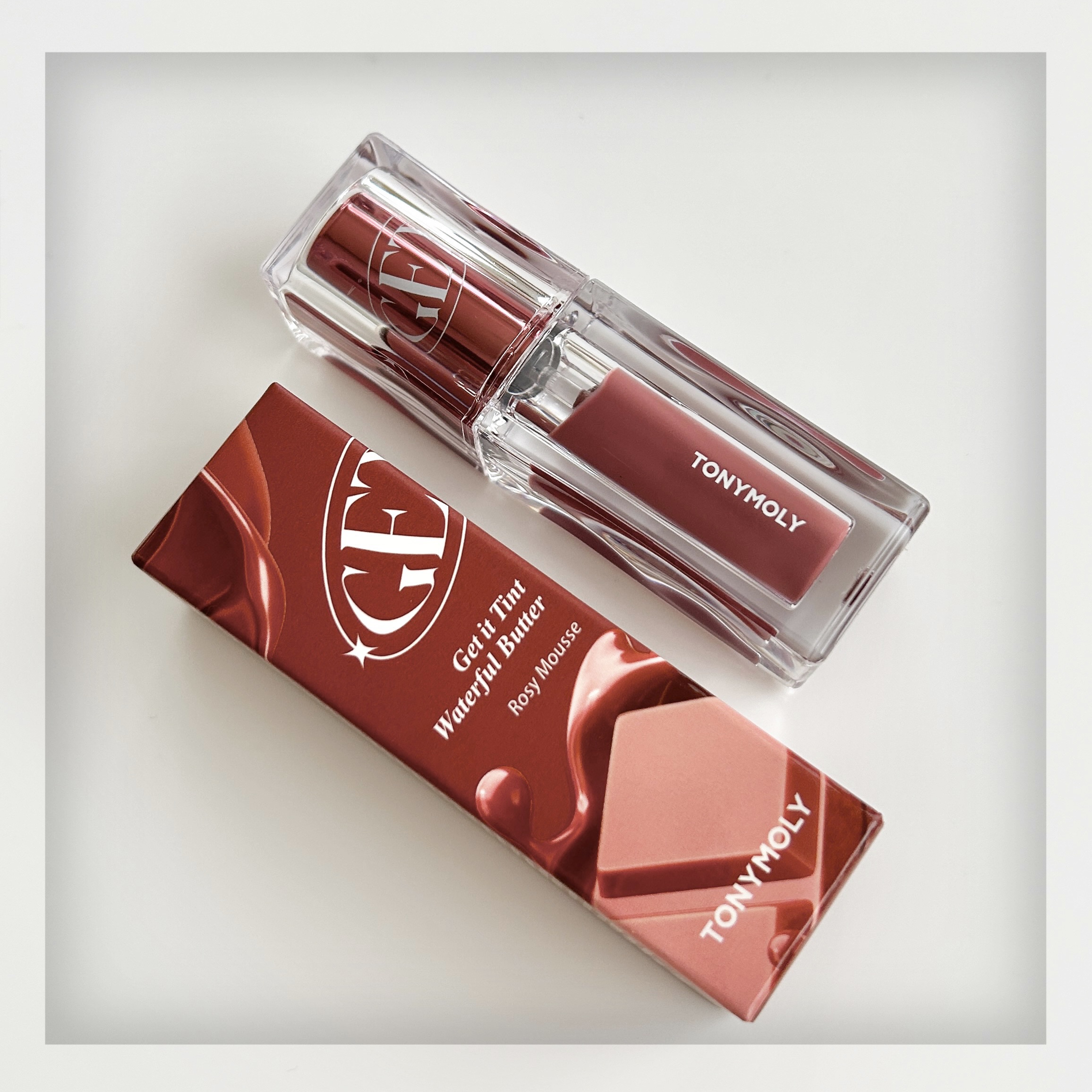 ゲットイットティント ウォーターフルバター/TONYMOLY/リップティントを使ったクチコミ（2枚目）