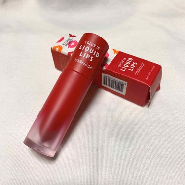 ETUDE カラーインリキッドリップムースのクチコミ「💄ETUDE HOUSE/COLOR IN LIQUID LIPS mousse💄

RD30.....」（1枚目）