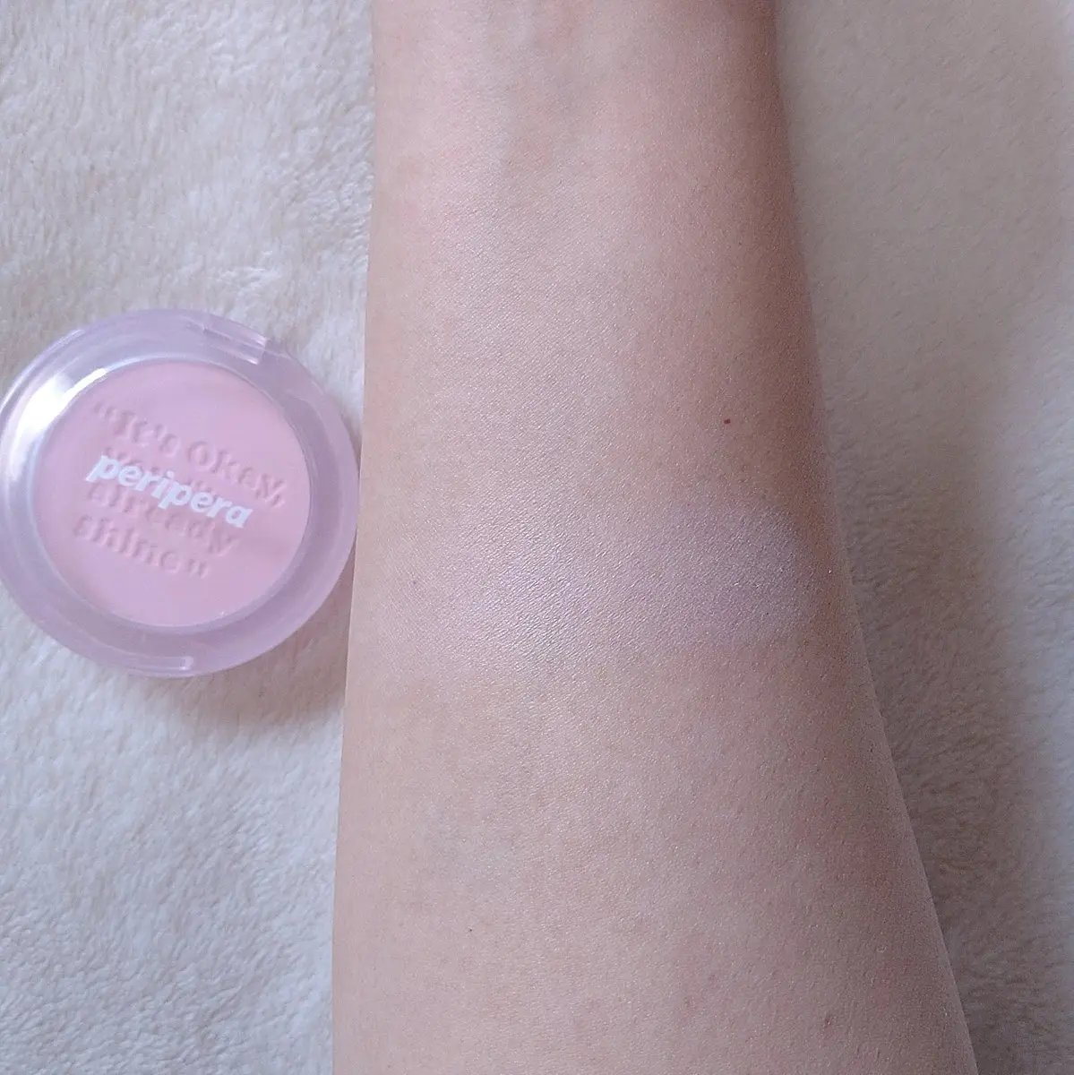 ピュア ブラッシュド サンシャイン チーク 06 MORNING BLUSH(朝寝坊だいすき)/PERIPERA/パウダーチークを使ったクチコミ（3枚目）