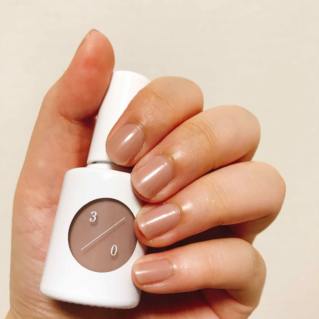 カラーベースコート ゼロ/uka/オールインワンネイルを使ったクチコミ（1枚目）