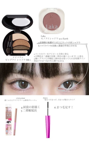 ビッグアイ シャドウ BR-1/MAYBELLINE NEW YORK/アイシャドウパレットを使ったクチコミ（1枚目）