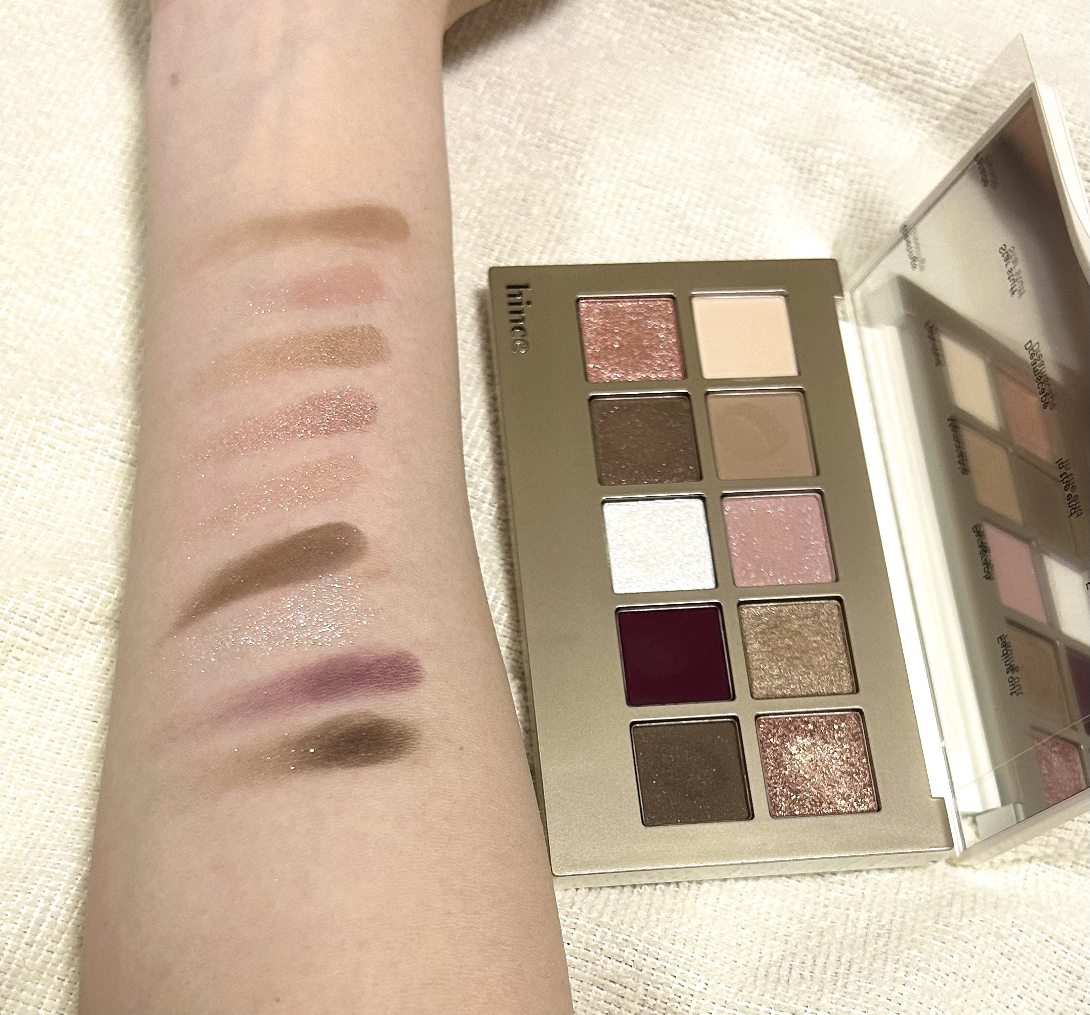 ニューデップスアイシャドウパレット/hince/アイシャドウパレットを使ったクチコミ（3枚目）