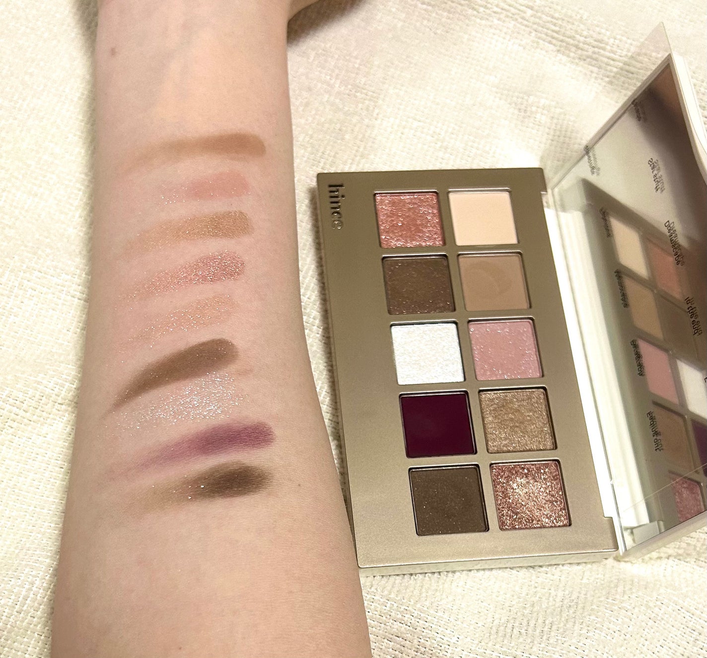 ニューデップスアイシャドウパレット/hince/アイシャドウパレットを使ったクチコミ(3枚目)