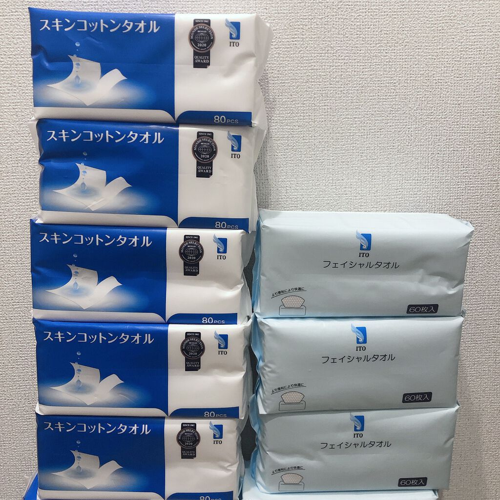 スキンコットンタオル/ITO/クレンジングタオルを使ったクチコミ（1枚目）