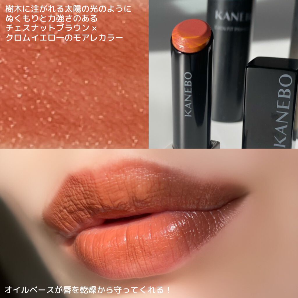 カネボウ モイスチャールージュネオ EX5 Chestnut Moire(限定)/KANEBO/口紅を使ったクチコミ（2枚目）
