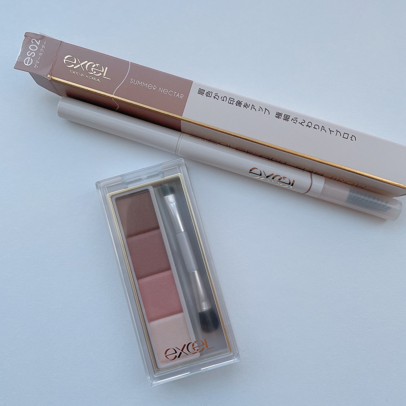 カラーエディットパウダーブロウ/excel/パウダーアイブロウを使ったクチコミ(4枚目)