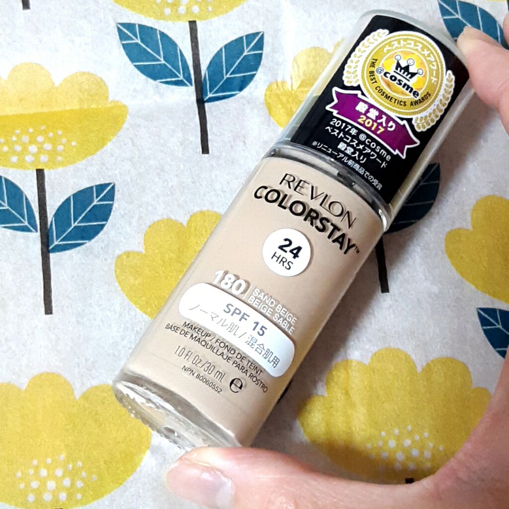 カラーステイ メイクアップ N/REVLON/リキッドファンデーションを使ったクチコミ(1枚目)