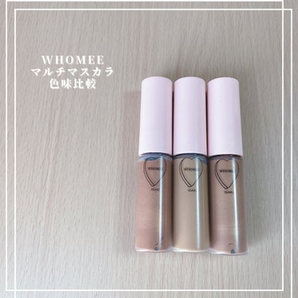 マルチマスカラ/WHOMEE/眉マスカラを使ったクチコミ(1枚目)