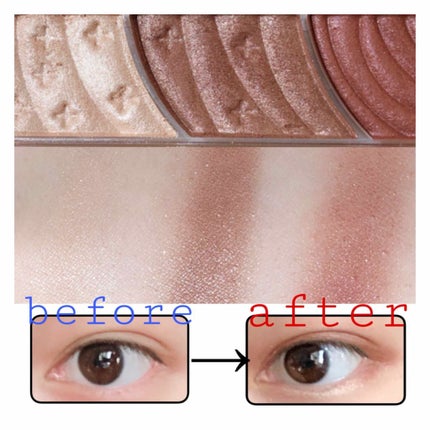 トーンアップアイシャドウ/CEZANNE/アイシャドウパレットを使ったクチコミ(2枚目)