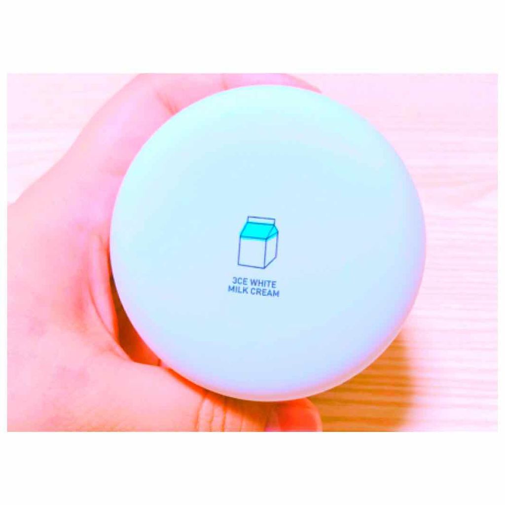 WHITE MILK CREAM/3CE/フェイスクリームを使ったクチコミ(1枚目)