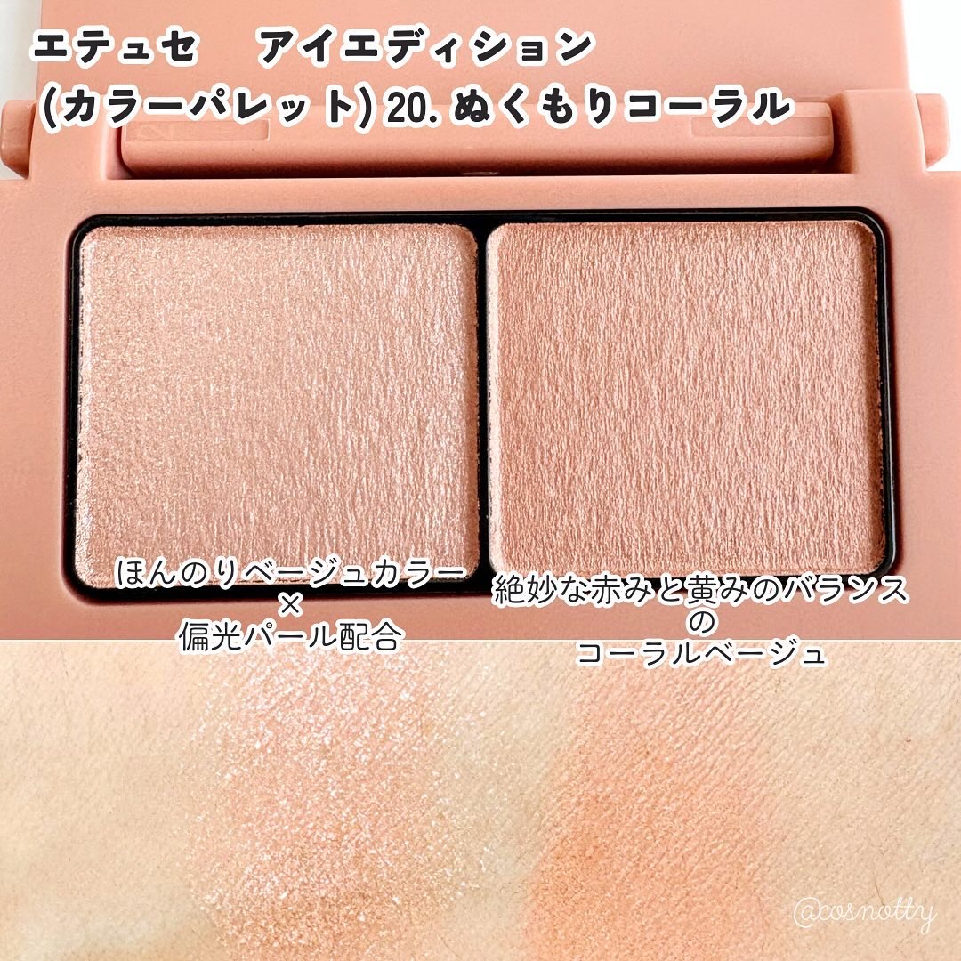 エテュセ アイエディション(カラーパレット)/ettusais/アイシャドウパレットを使ったクチコミ（3枚目）