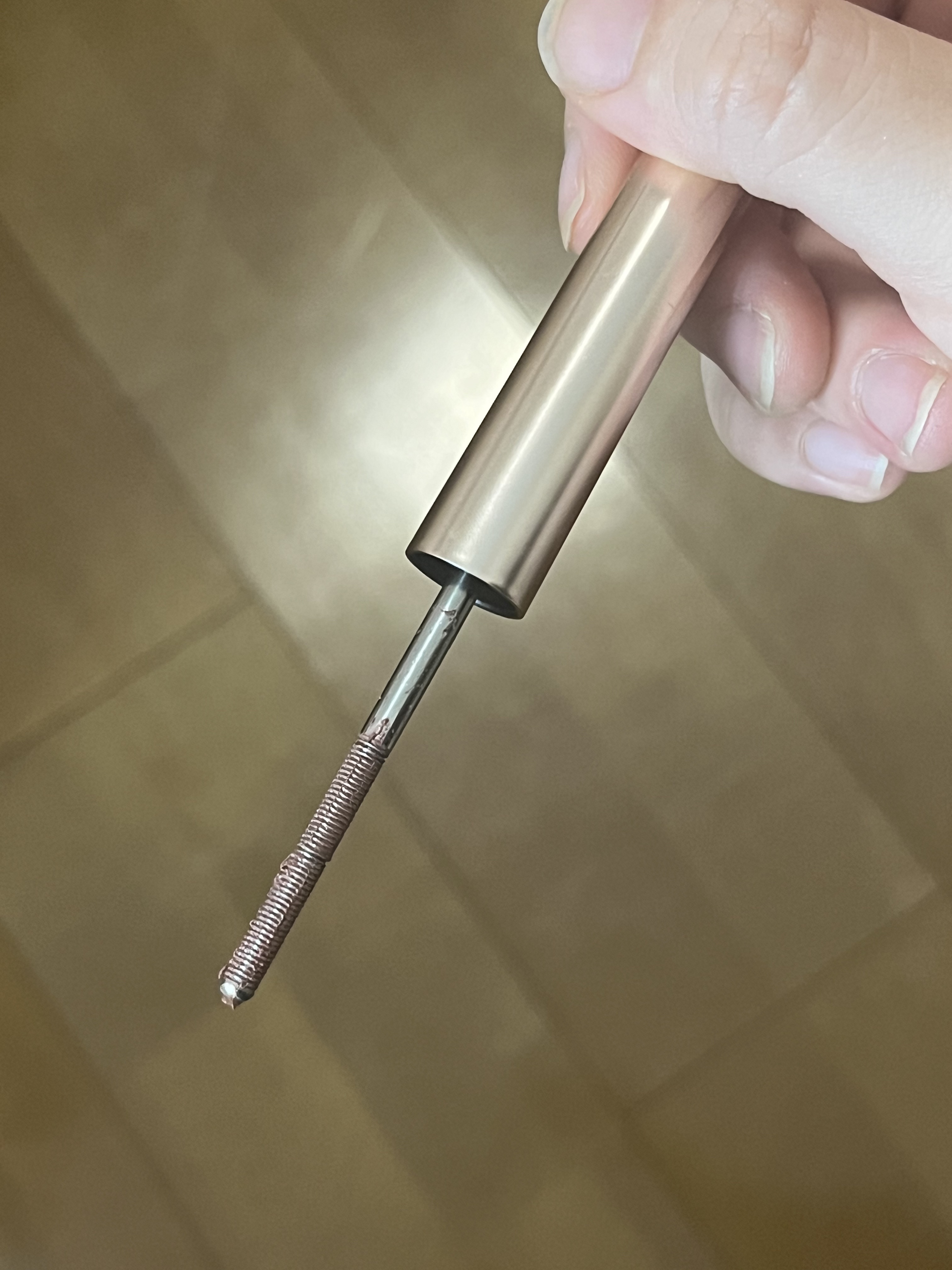 メタルブラシマスカラ 03 ピンクブラウン/MilleFée/マスカラを使ったクチコミ（2枚目）