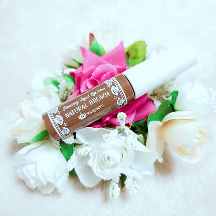 パウダリーリキッドアイブロウ ナチュラルブラウン/キングダム/リキッドアイブロウを使ったクチコミ(1枚目)