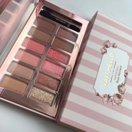 バレンタインボックス3ローズモーメント/VAVI MELLO/アイシャドウパレットを使ったクチコミ(2枚目)