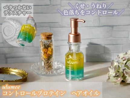 コントロールプロテイン ヘアオイル/ulumee/ヘアオイルを使ったクチコミ(1枚目)