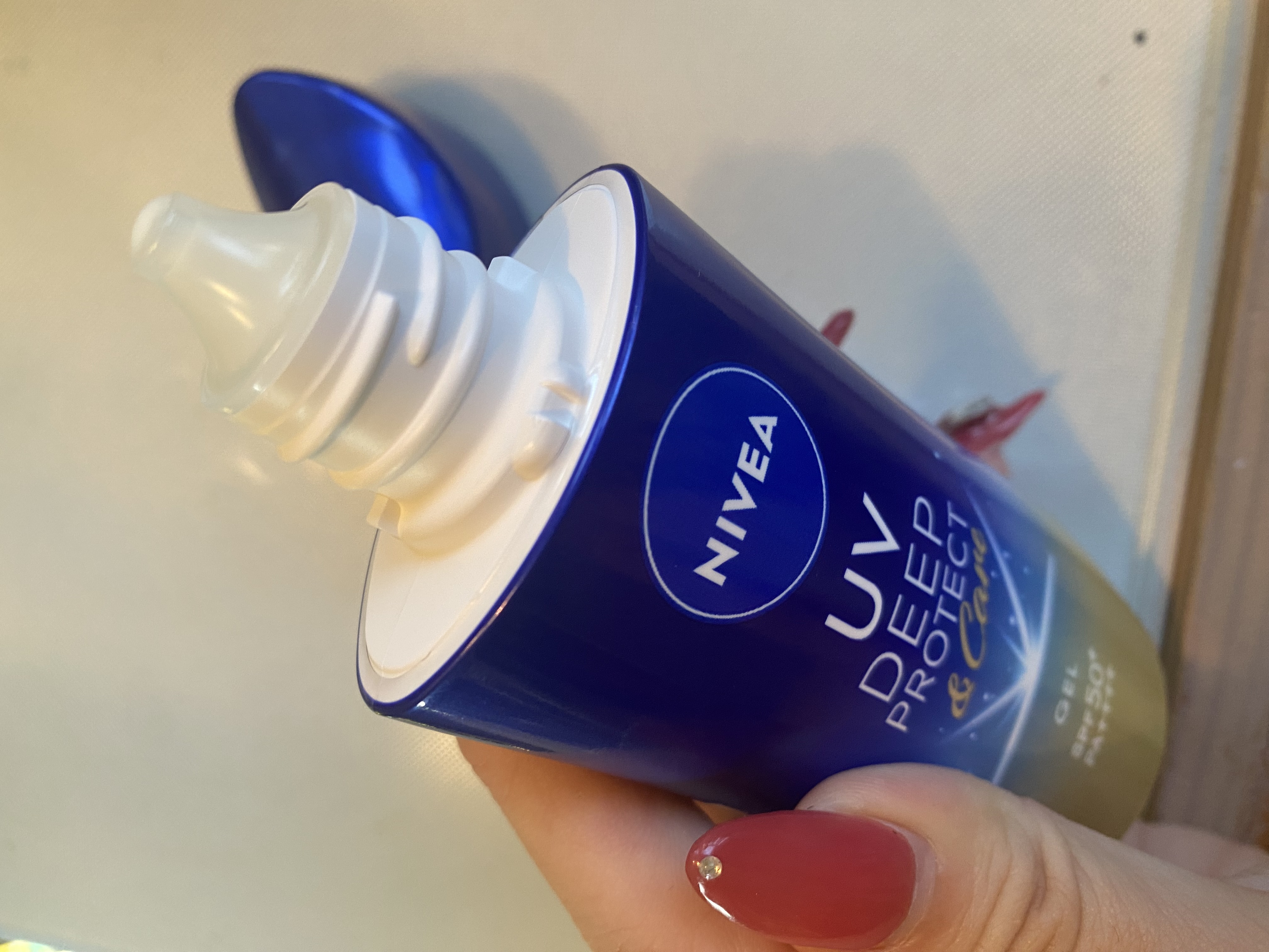 ニベアUV ディープ プロテクト＆ケア ジェル/ニベア/日焼け止めジェルを使ったクチコミ（3枚目）