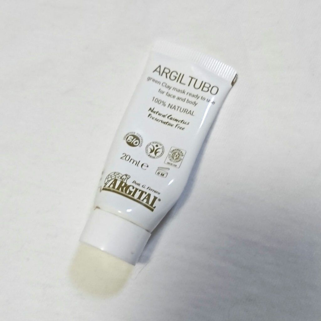 グリーンクレイペースト ミニ20mL/ARGITAL/洗い流すパック・マスクを使ったクチコミ（1枚目）