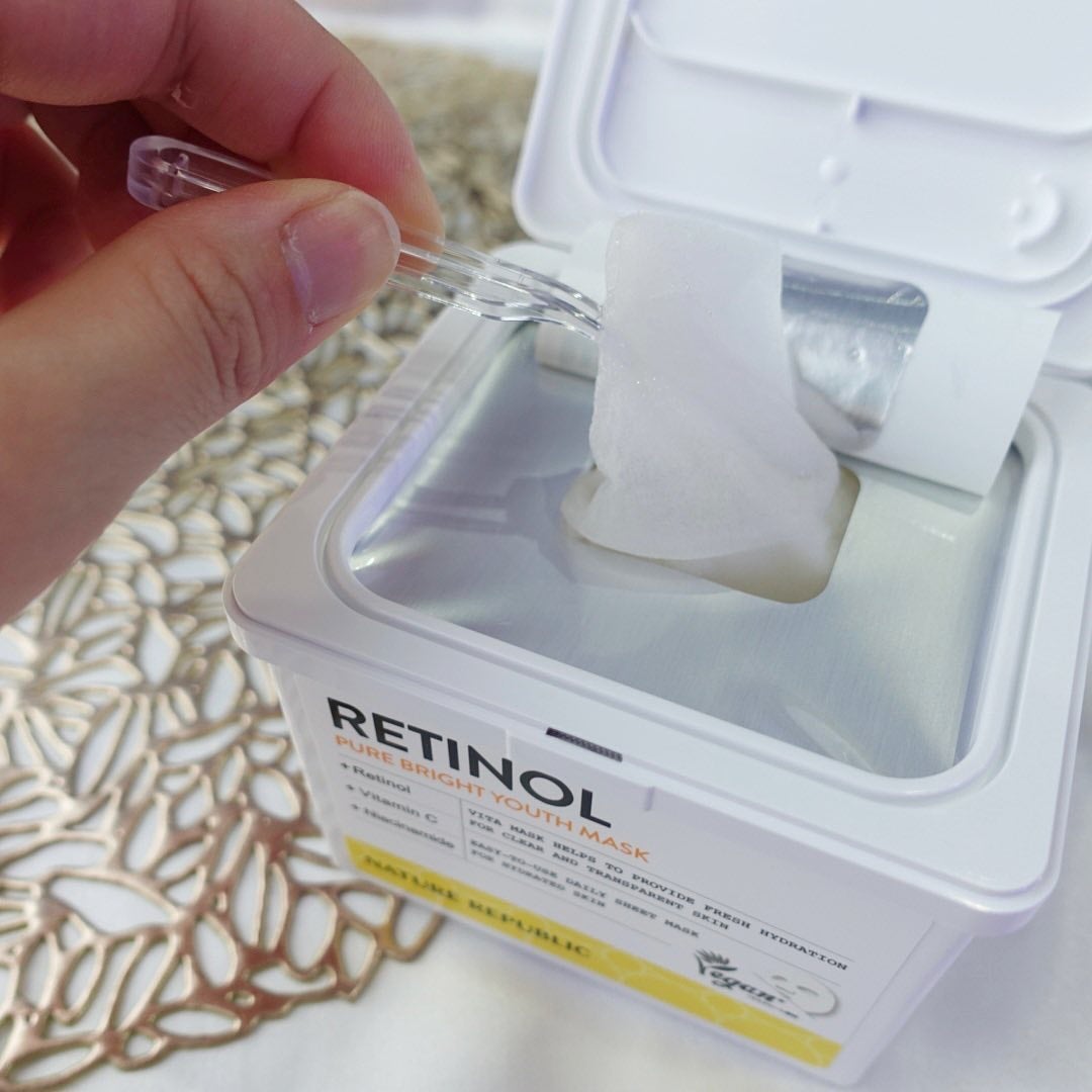 キューブマスク レチノール/ネイチャーリパブリック/シートマスク・パックを使ったクチコミ(1枚目)