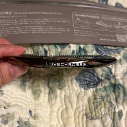 PG ツキ プレミアムブラック/LOVECHROME/ヘアコームを使ったクチコミ(4枚目)