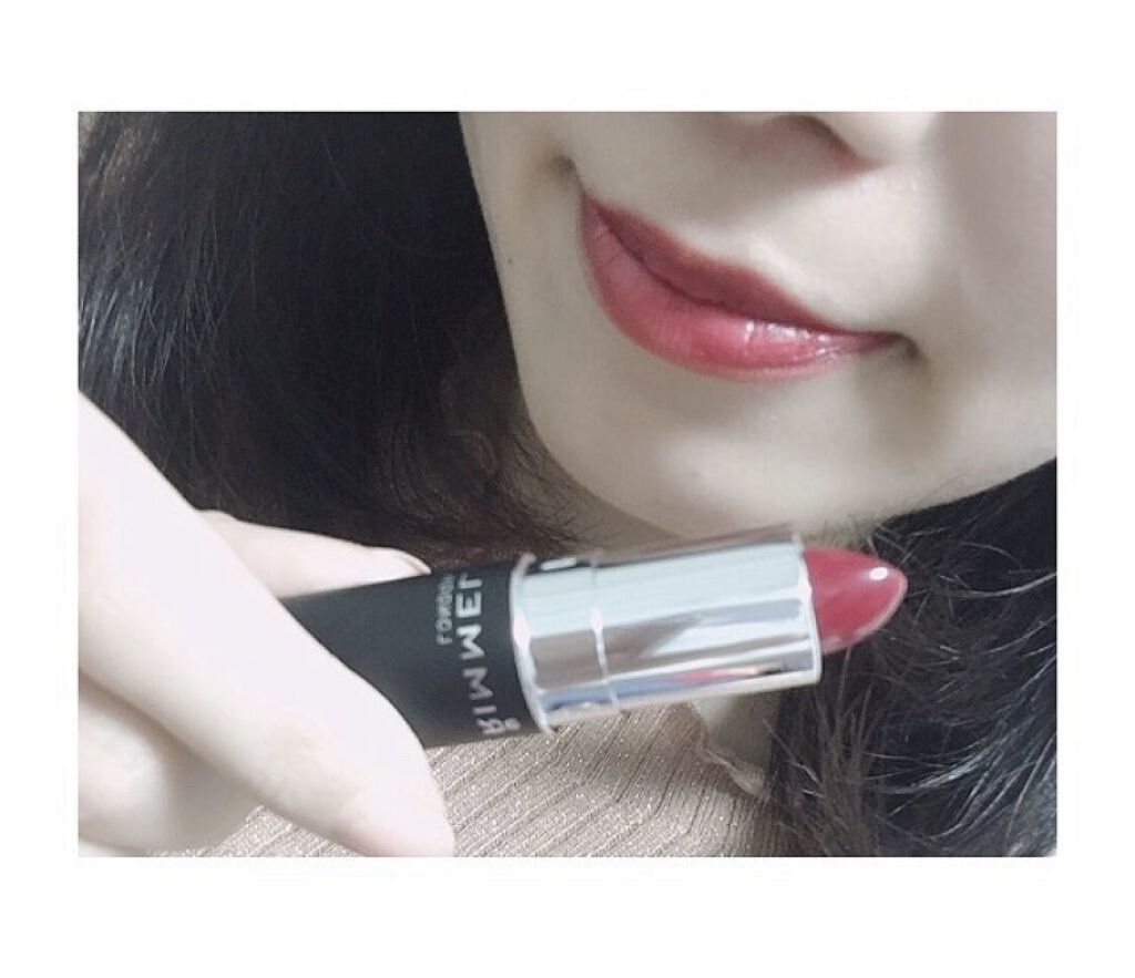 マシュマロルック リップスティック 028 ディープレッド/リンメル ロンドン/口紅を使ったクチコミ（1枚目）