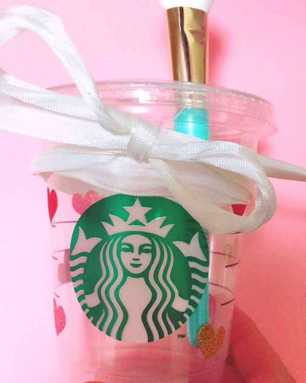 nao® on LIPS 「💜DIY〜スタバの空きコップで筆たて作り〜#DIY#スタバ#メ..」(1枚目)