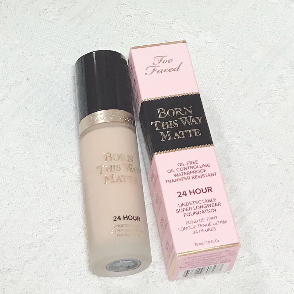 ボーン ディス ウェイ アンディテクタブル 24H マット ファンデーション/Too Faced/リキッドファンデーションを使ったクチコミ(1枚目)