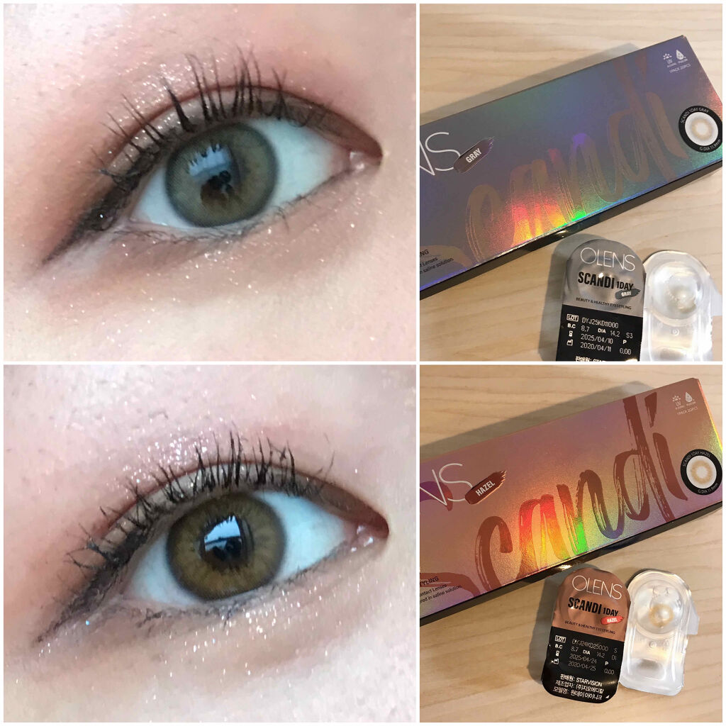 SCANDI 1day/OLENS/カラーコンタクトレンズを使ったクチコミ（1枚目）