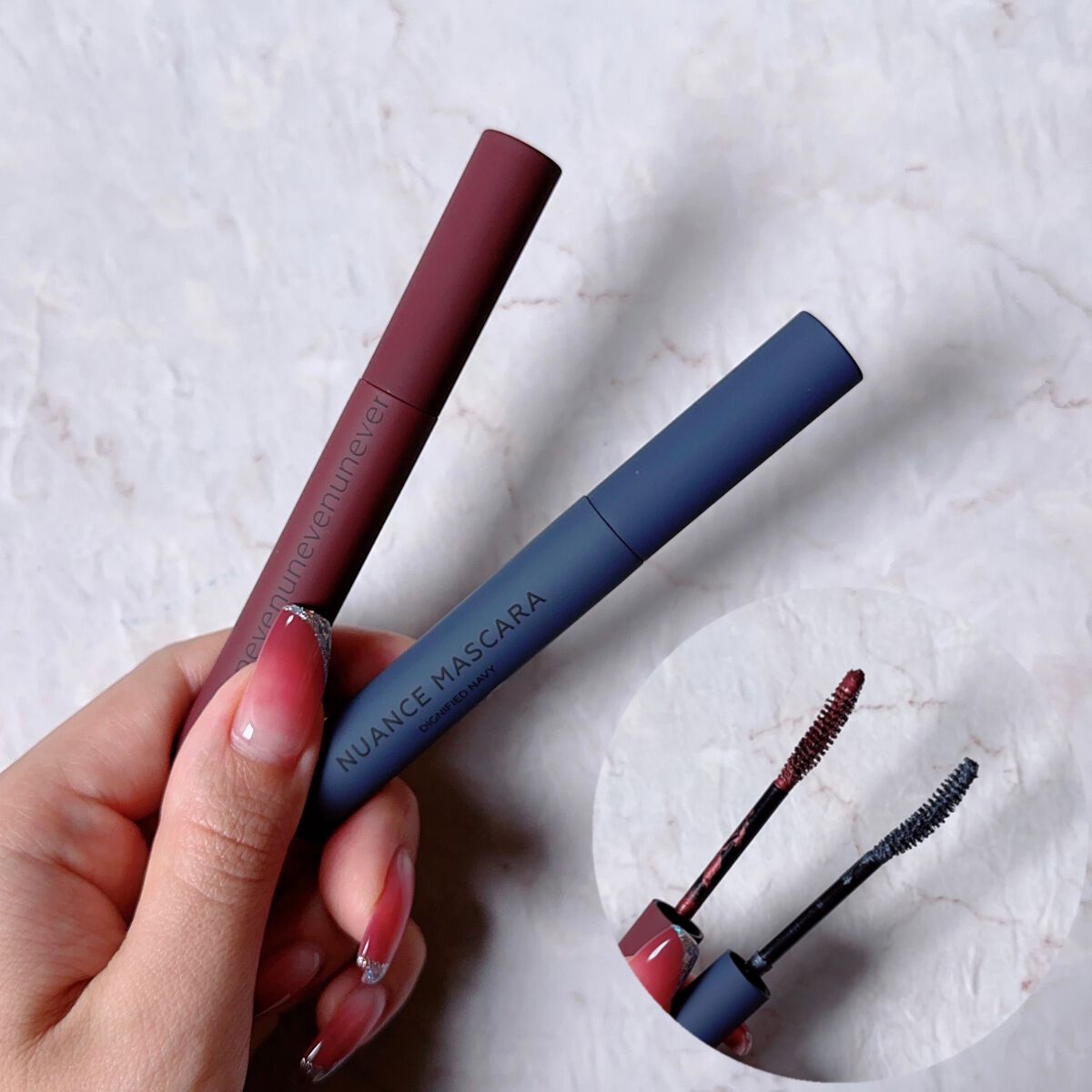 ニュアンスマスカラ/uneven/マスカラを使ったクチコミ（1枚目）