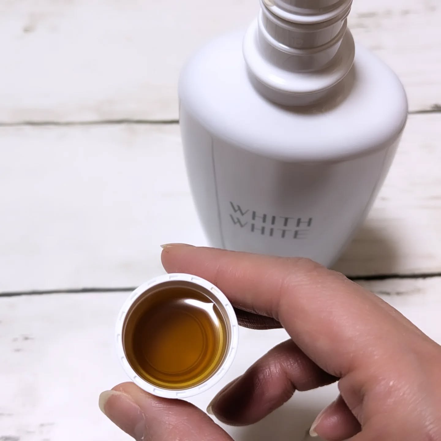 ホワイトニング マウスウォッシュ /WHITH WHITE/マウスウォッシュ・スプレーを使ったクチコミ（2枚目）