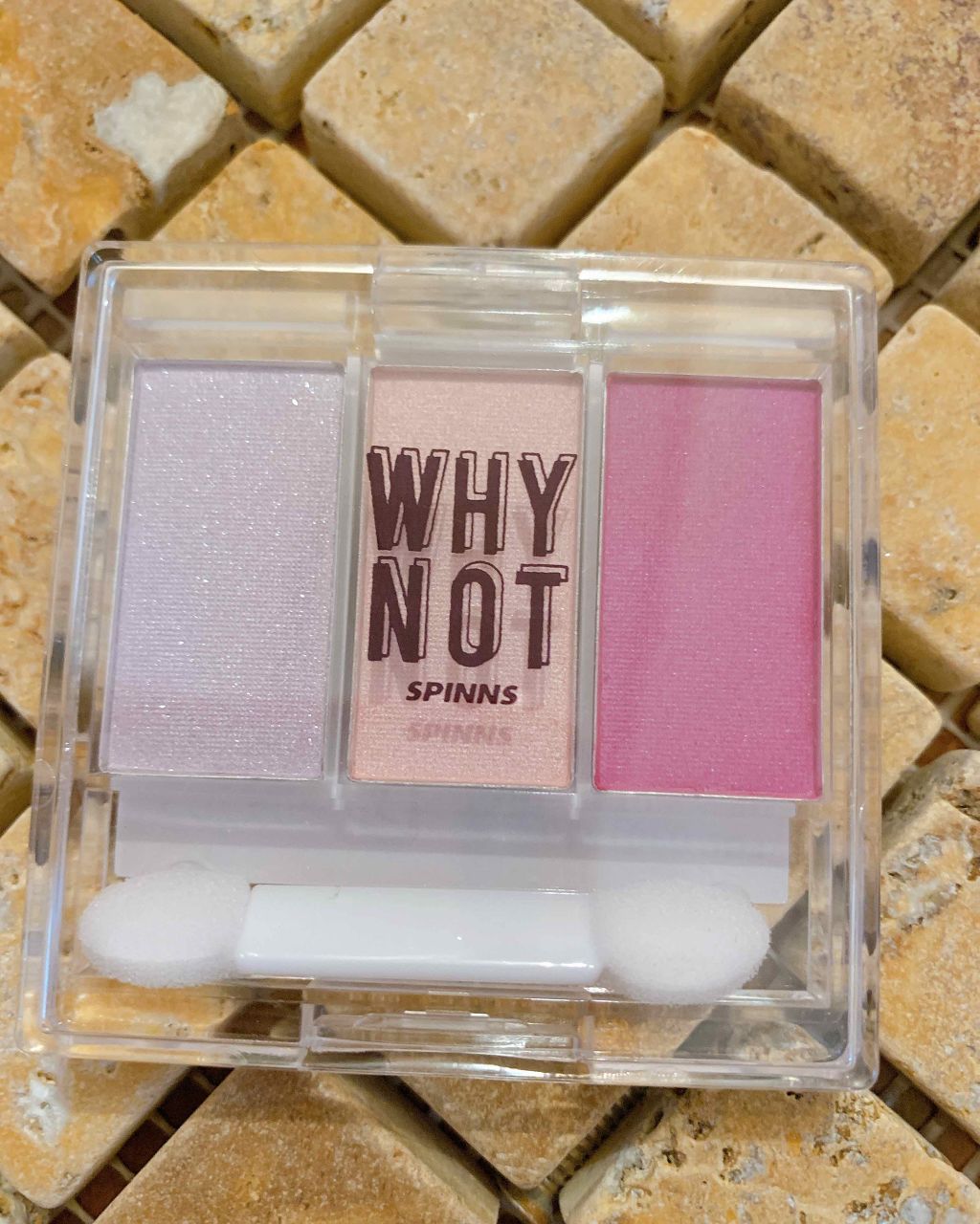 WHY NOT SPINNS 3色アイシャドウ/DAISO/アイシャドウパレットを使ったクチコミ(1枚目)
