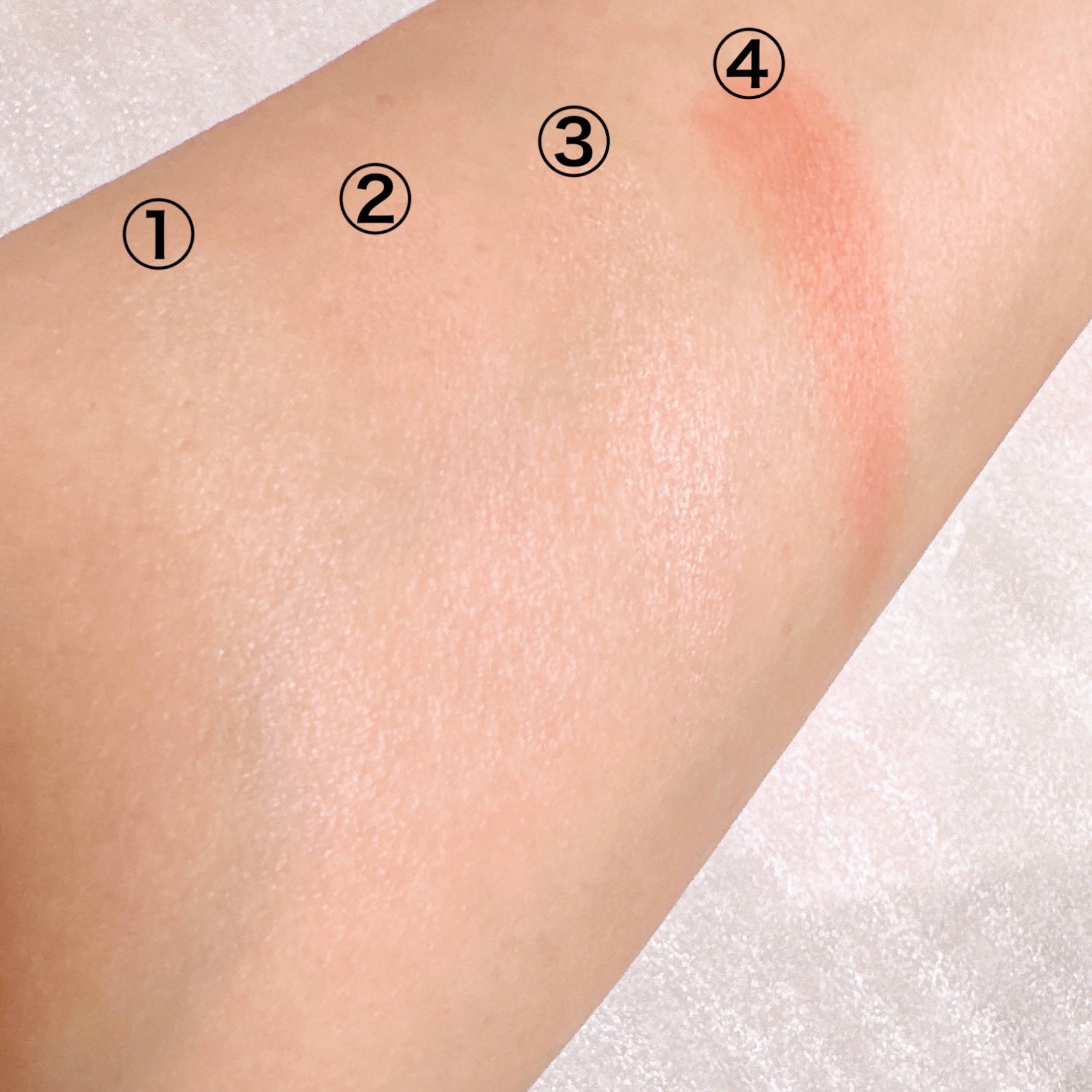 グロウパウダーチーク/Kirei&co./パウダーチークを使ったクチコミ（3枚目）