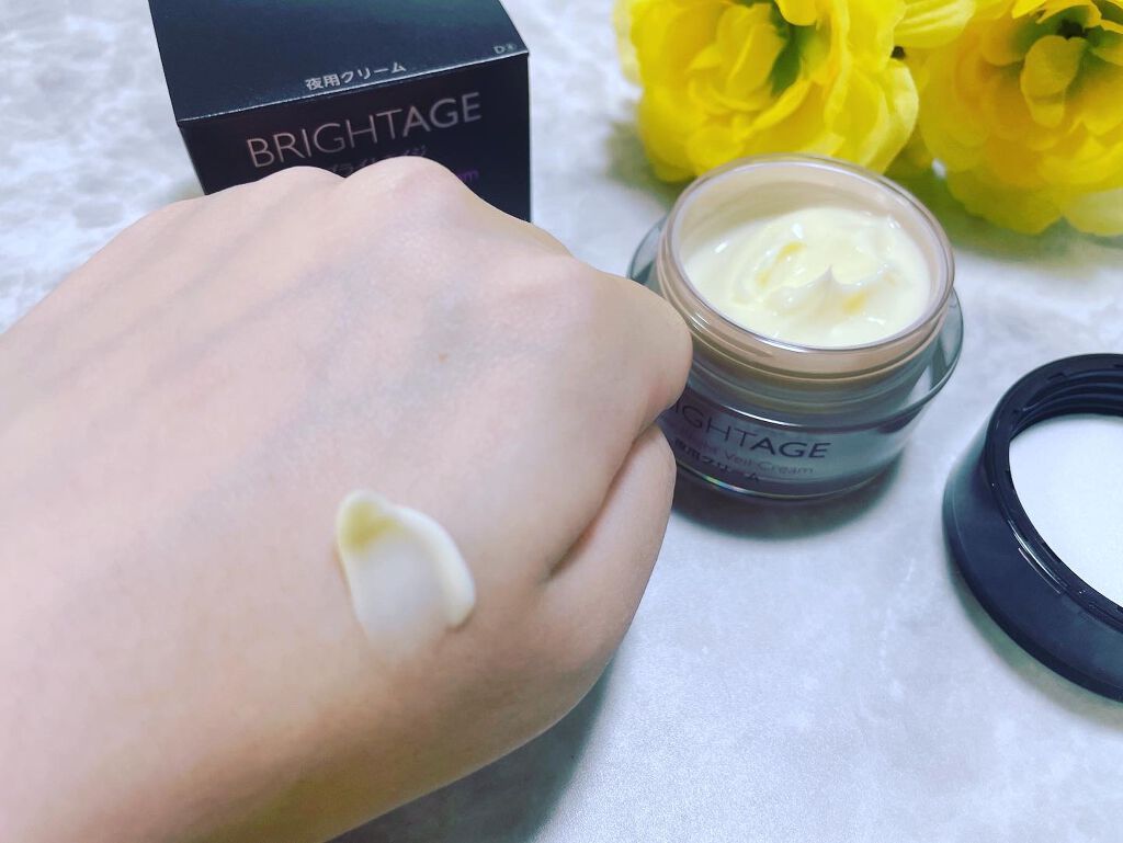 オーバーナイト ヴェールクリーム/BRIGHTAGE/フェイスクリームを使ったクチコミ(3枚目)