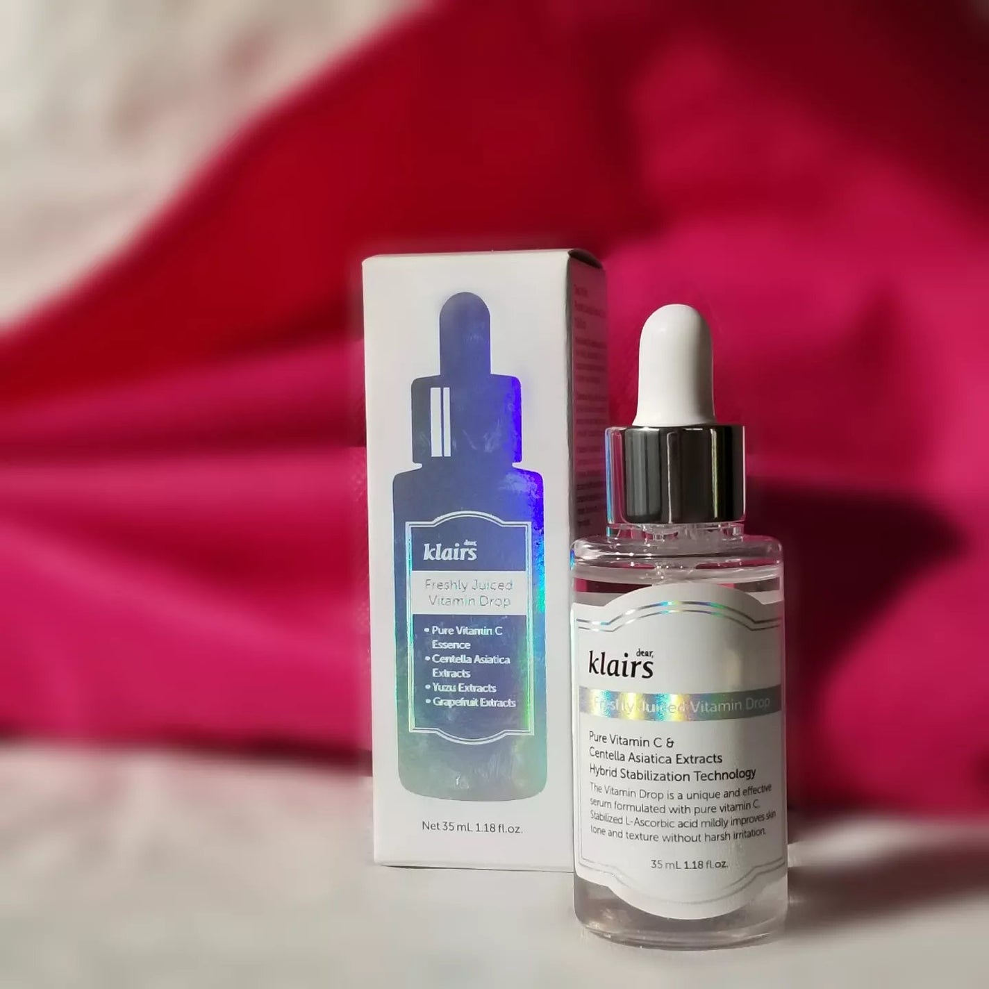 フレッシュリージュースドビタミンドロップ(35ml)/Klairs/美容液を使ったクチコミ(4枚目)