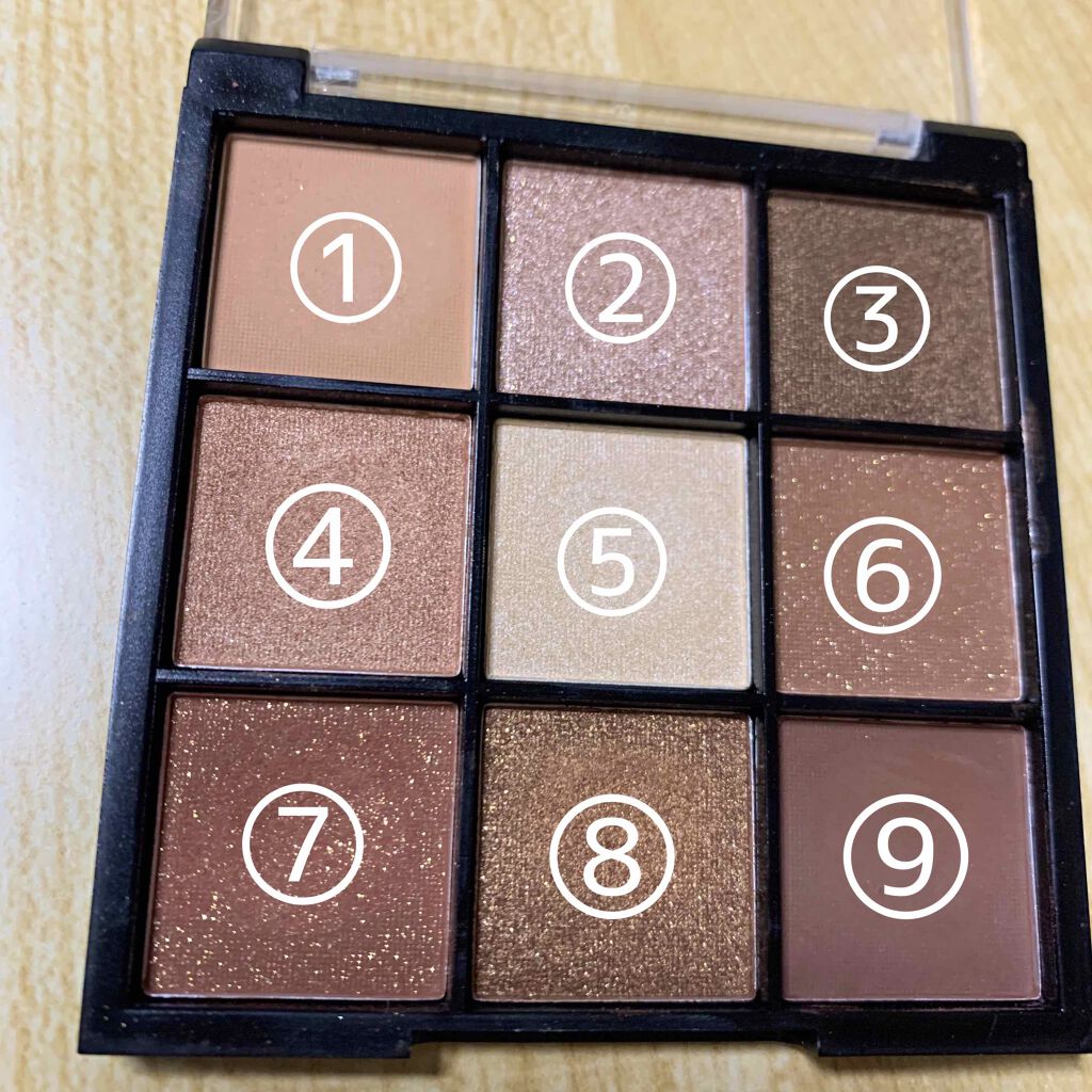 UR GLAM　BLOOMING EYE COLOR PALETTE/U R GLAM/アイシャドウパレットを使ったクチコミ（3枚目）