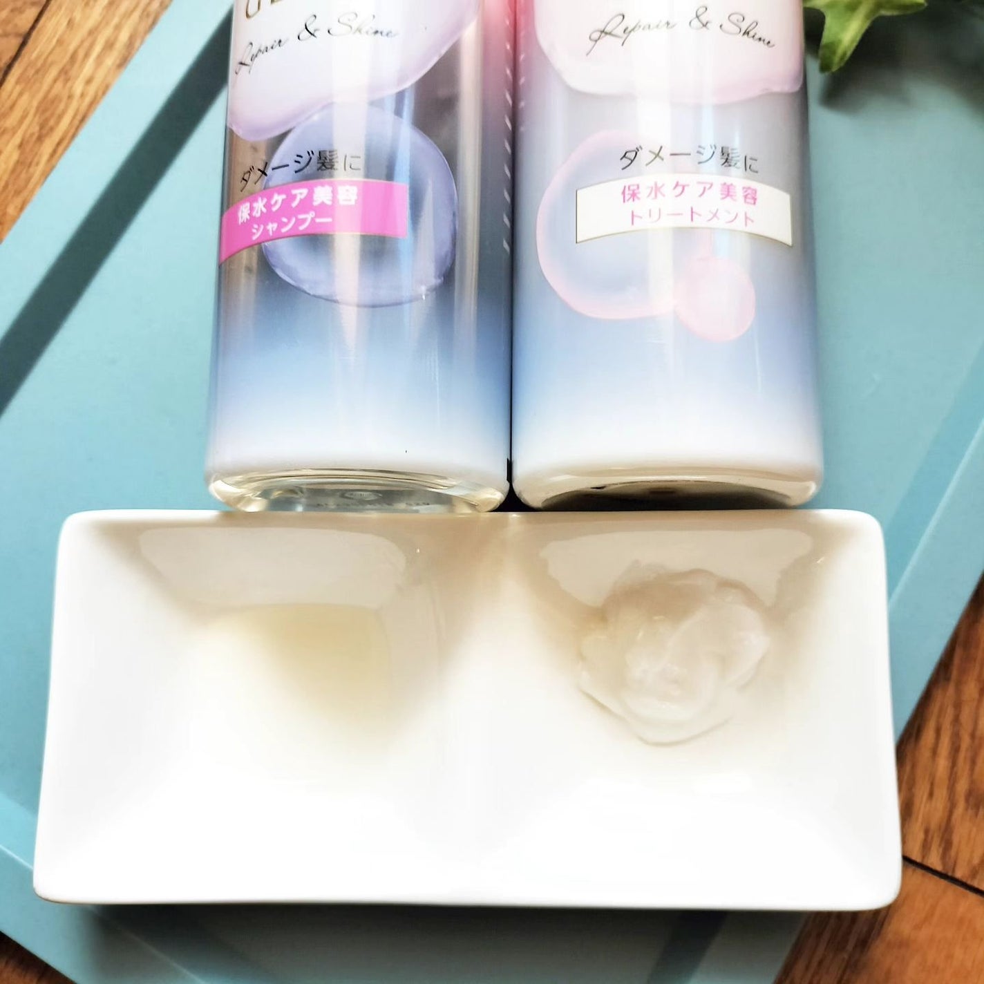 バスグロウ リペア&シャイン シャンプー/トリートメント/LUX/シャンプー・コンディショナーを使ったクチコミ(2枚目)