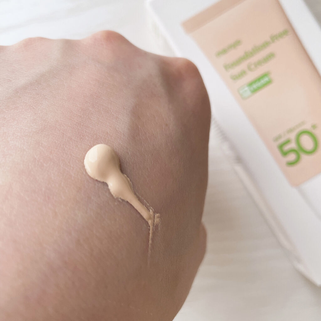 ファンデフリー サンクリーム/manyo/日焼け止めクリームを使ったクチコミ（3枚目）