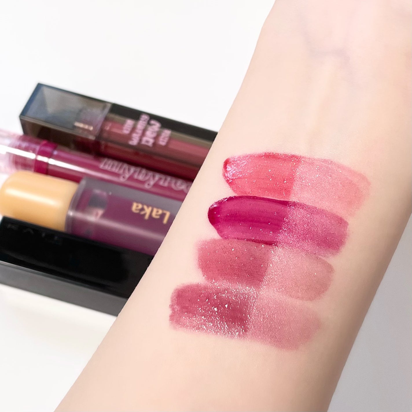 Glassy Layer Fixing Tint/lilybyred/口紅を使ったクチコミ(4枚目)