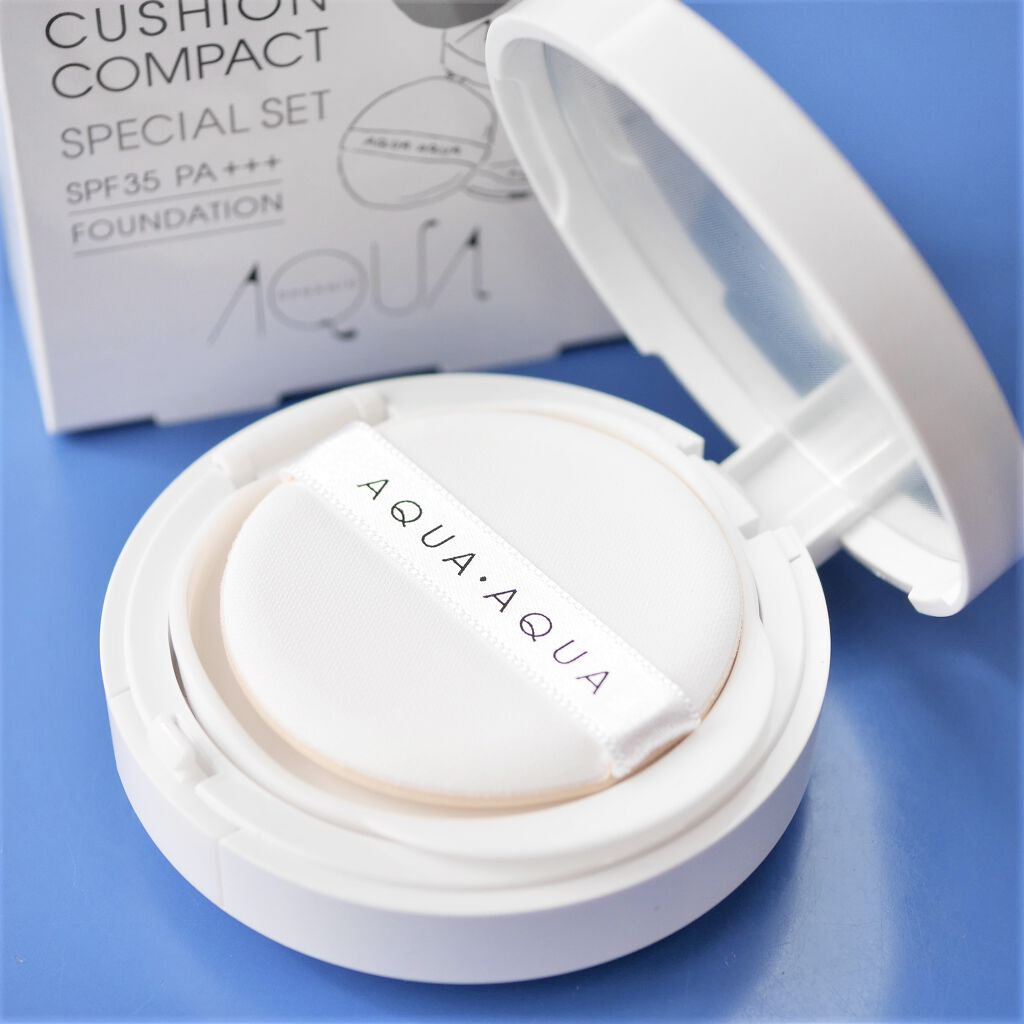 オーガニッククッションコンパクト/アクア・アクア/クッションファンデーションを使ったクチコミ（2枚目）