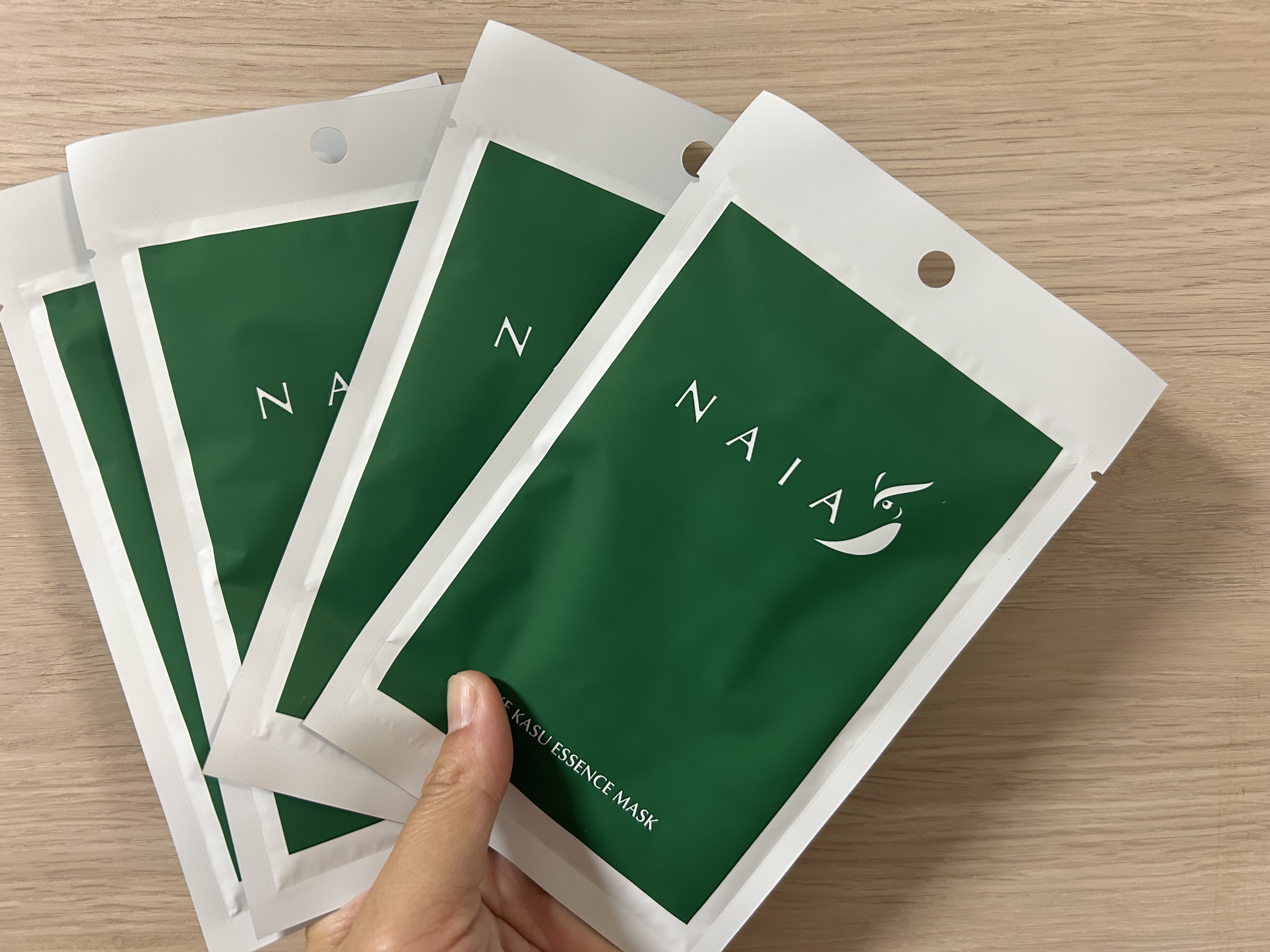 酒粕フェイスマスク 7枚入り（個包装）/NAIA/シートマスク・パックを使ったクチコミ（3枚目）