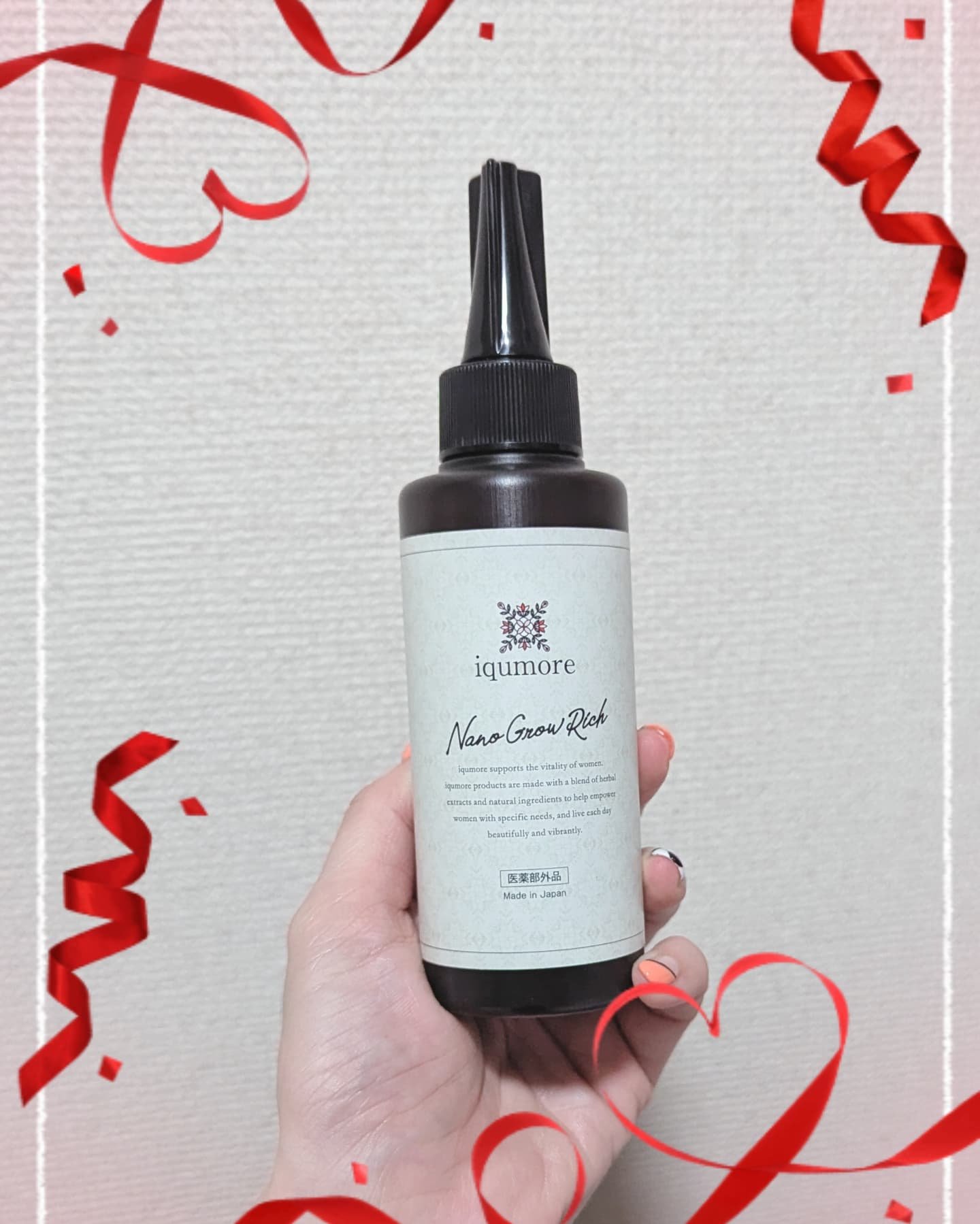 ナノグロウリッチ/iqumore/頭皮ローションを使ったクチコミ（1枚目）