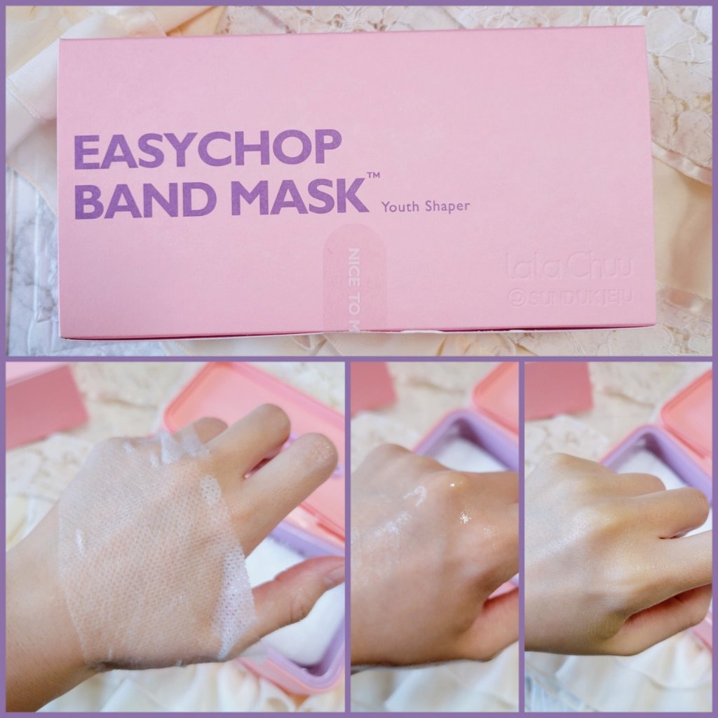 イージーチョップバンドマスク ユースシェーパー/lalachuu/シートマスク・パックを使ったクチコミ（2枚目）
