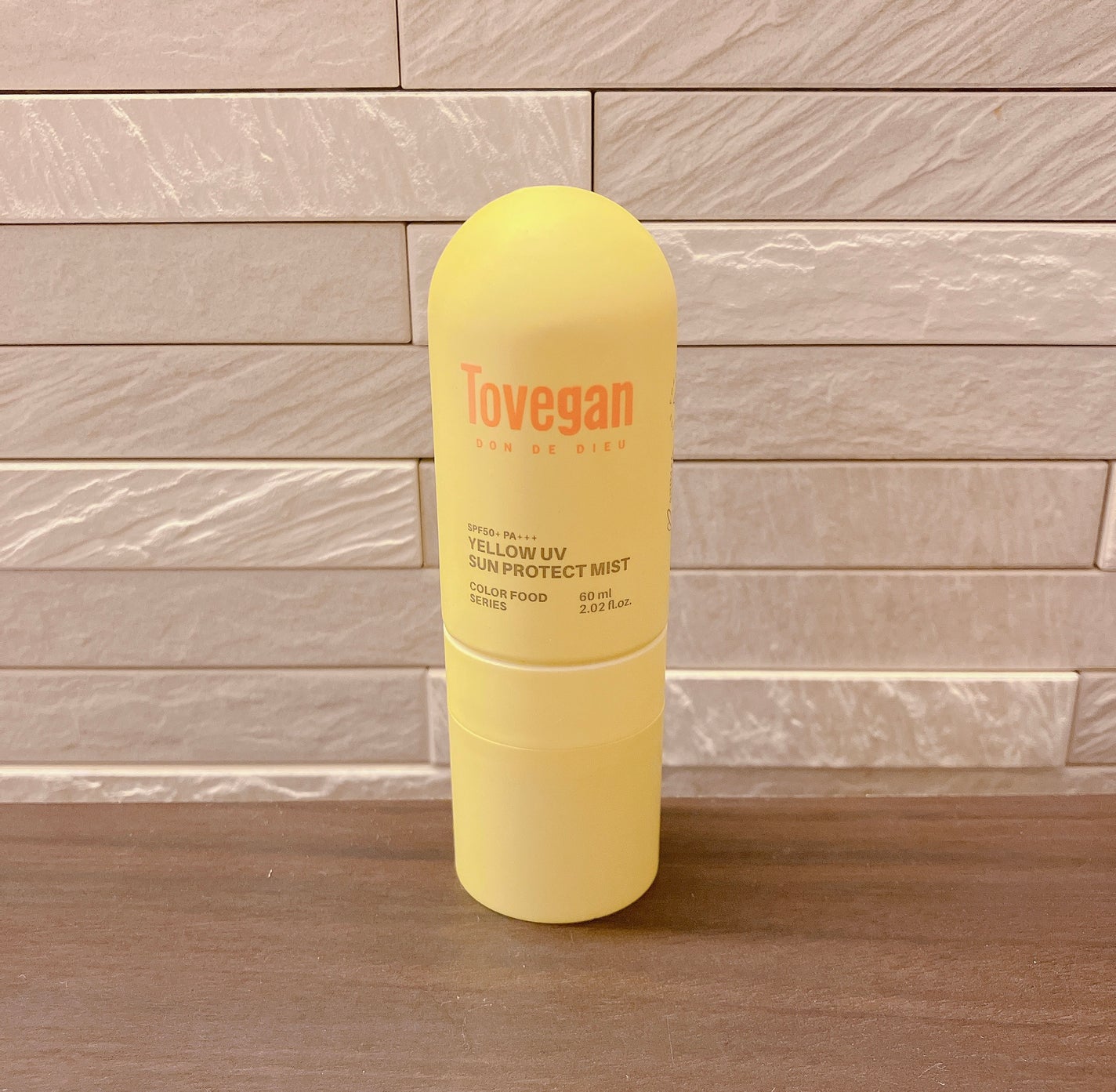 カラーフードシリーズ イエローUVサンプロテクトミスト SPF50+ PA+++/Tovegan/日焼け止めミスト・スプレーを使ったクチコミ(4枚目)