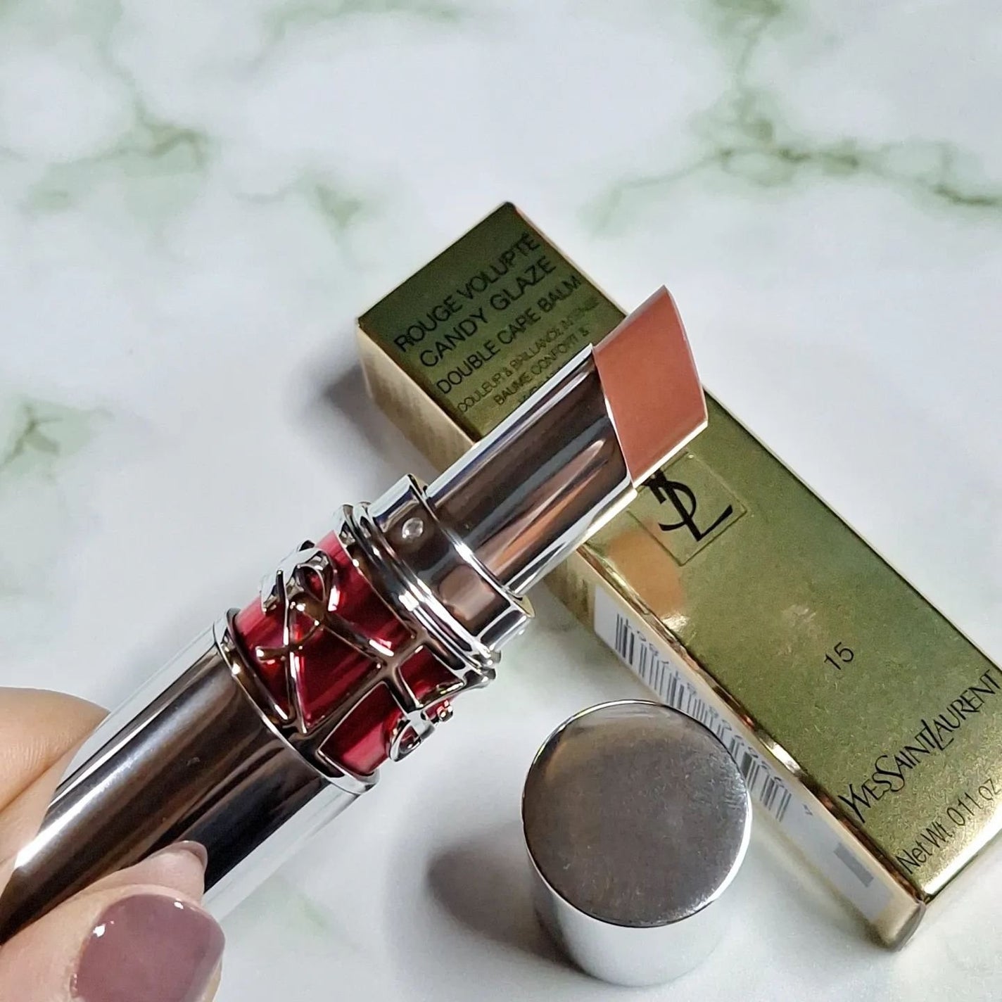 YSL ラブシャイン キャンディグレーズ/YVES SAINT LAURENT BEAUTE/口紅を使ったクチコミ(2枚目)