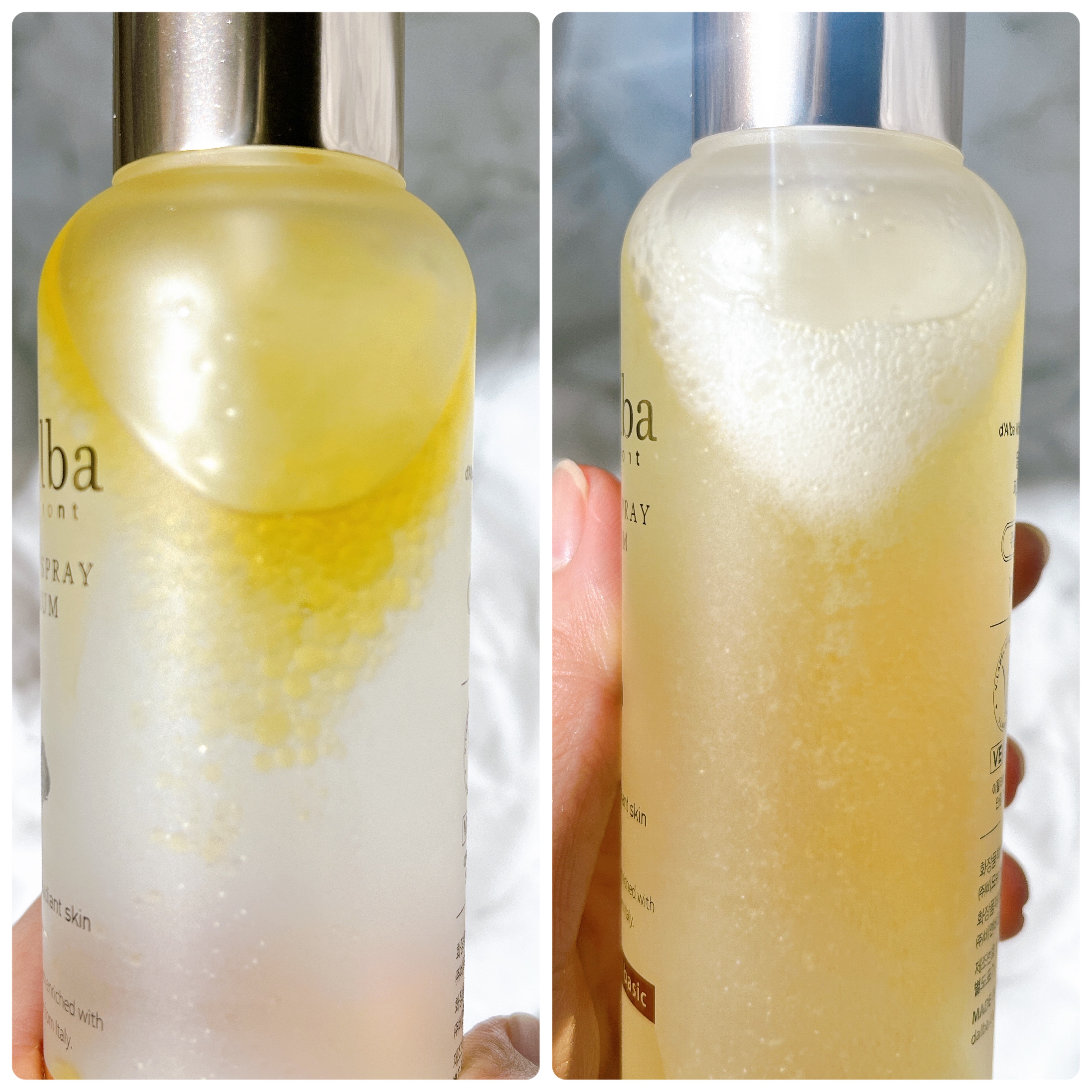 ダルバ ホワイトトリュフファーストスプレーセラム/ダルバ/ミスト状化粧水を使ったクチコミ（3枚目）