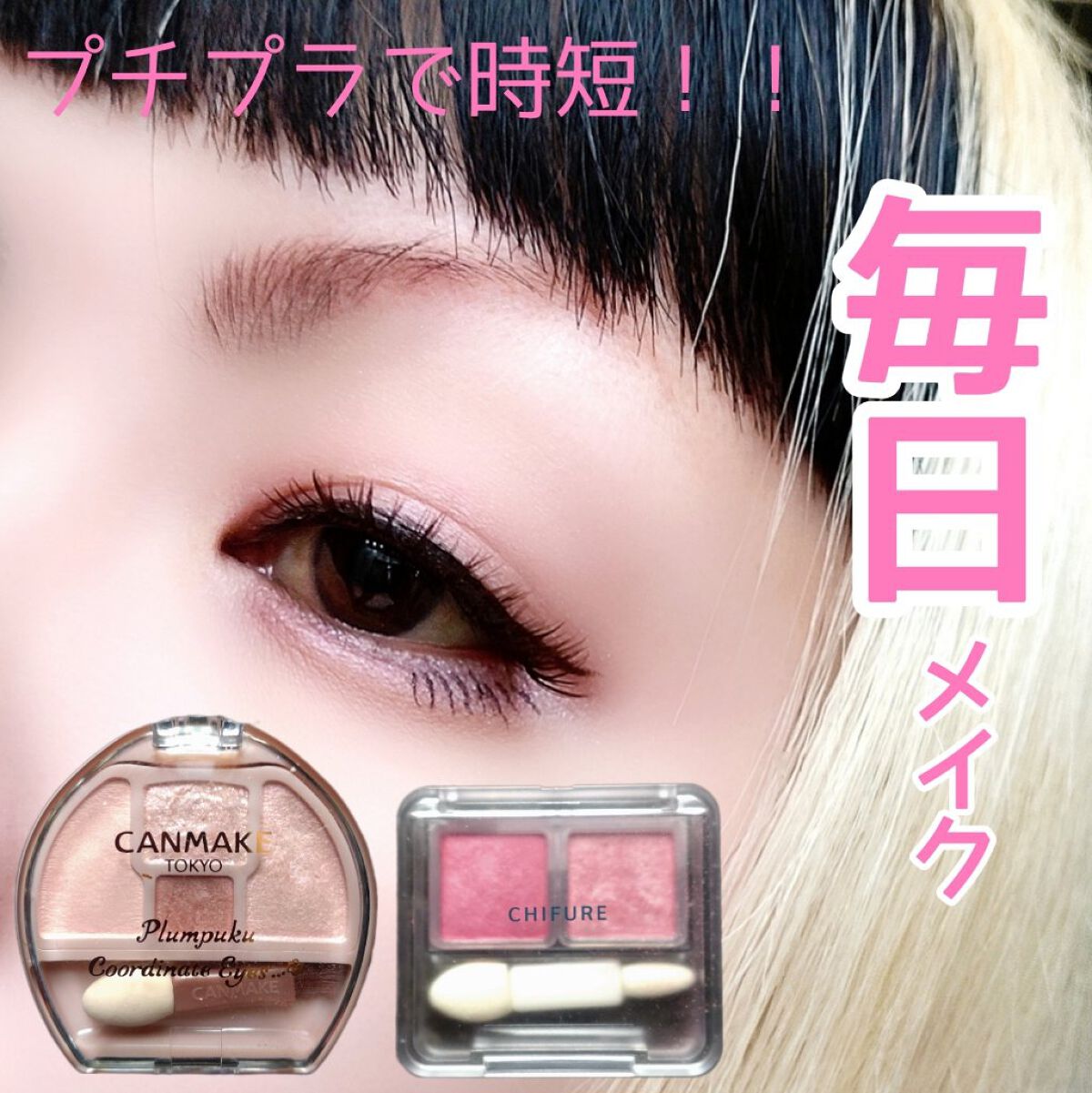 ツイン カラー アイシャドウ/ちふれ/アイシャドウパレットを使ったクチコミ（1枚目）