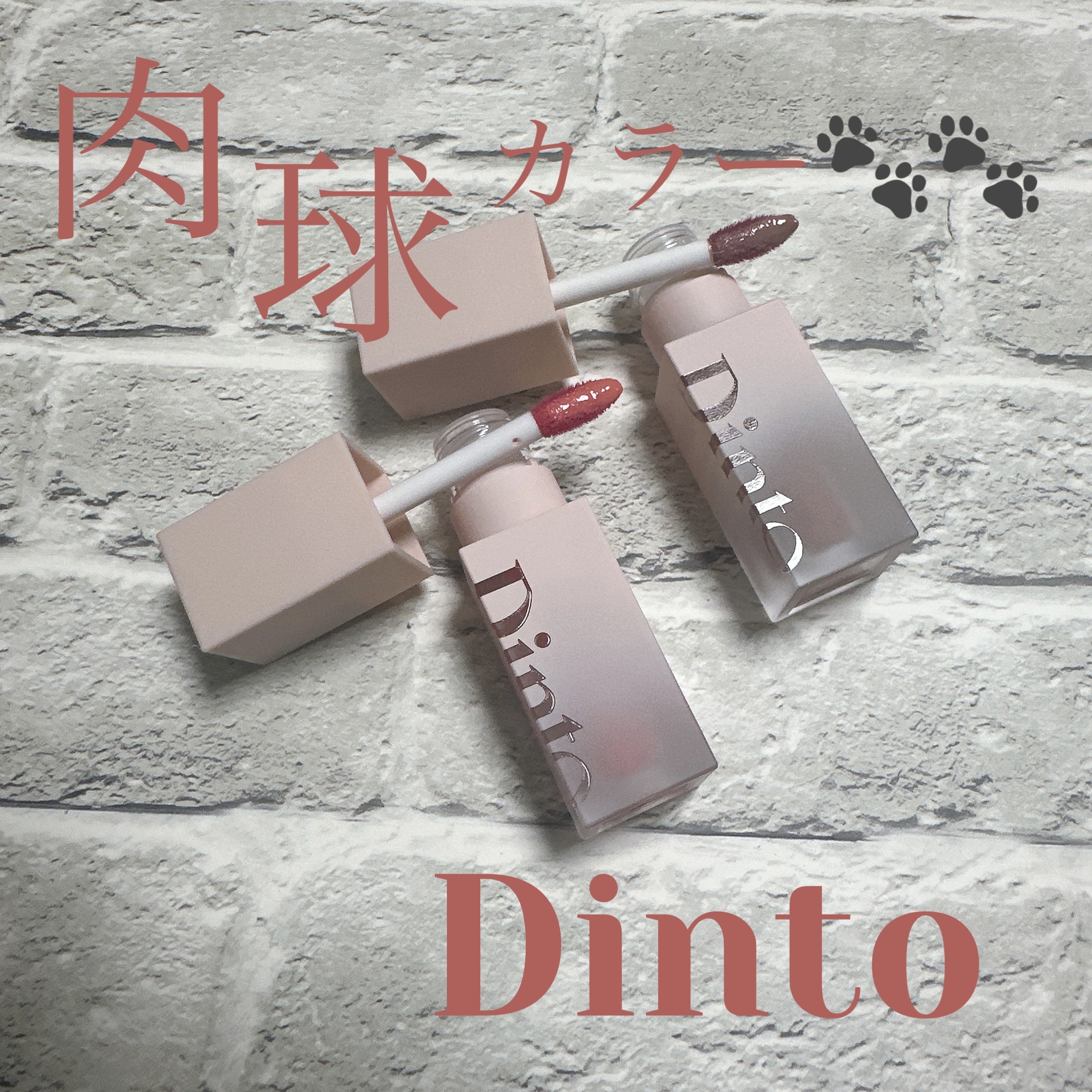Dinto

@dinto_cosmetic_jp

ル・シャ ボテコレクション
ブラーゼリーボリュームリップティント

772Coral Gelée
774Nutty Gelée


《説明》

🐱猫の肉球をイメージしたカラー感で粘着性
