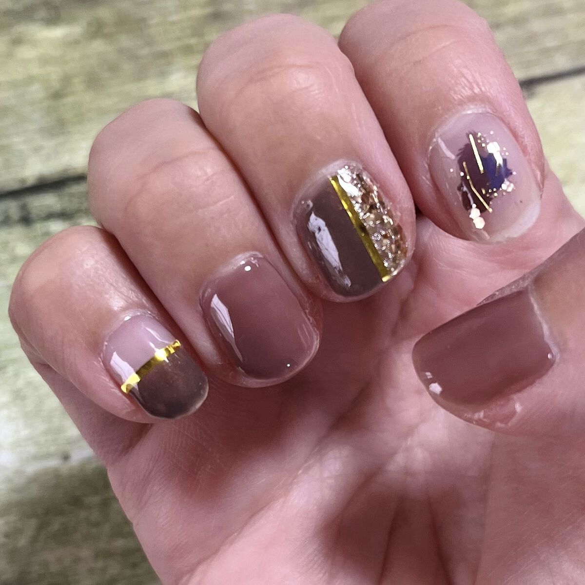 ジェルネイル（ライト対応）/セリア/ジェルネイルを使ったクチコミ（1枚目）