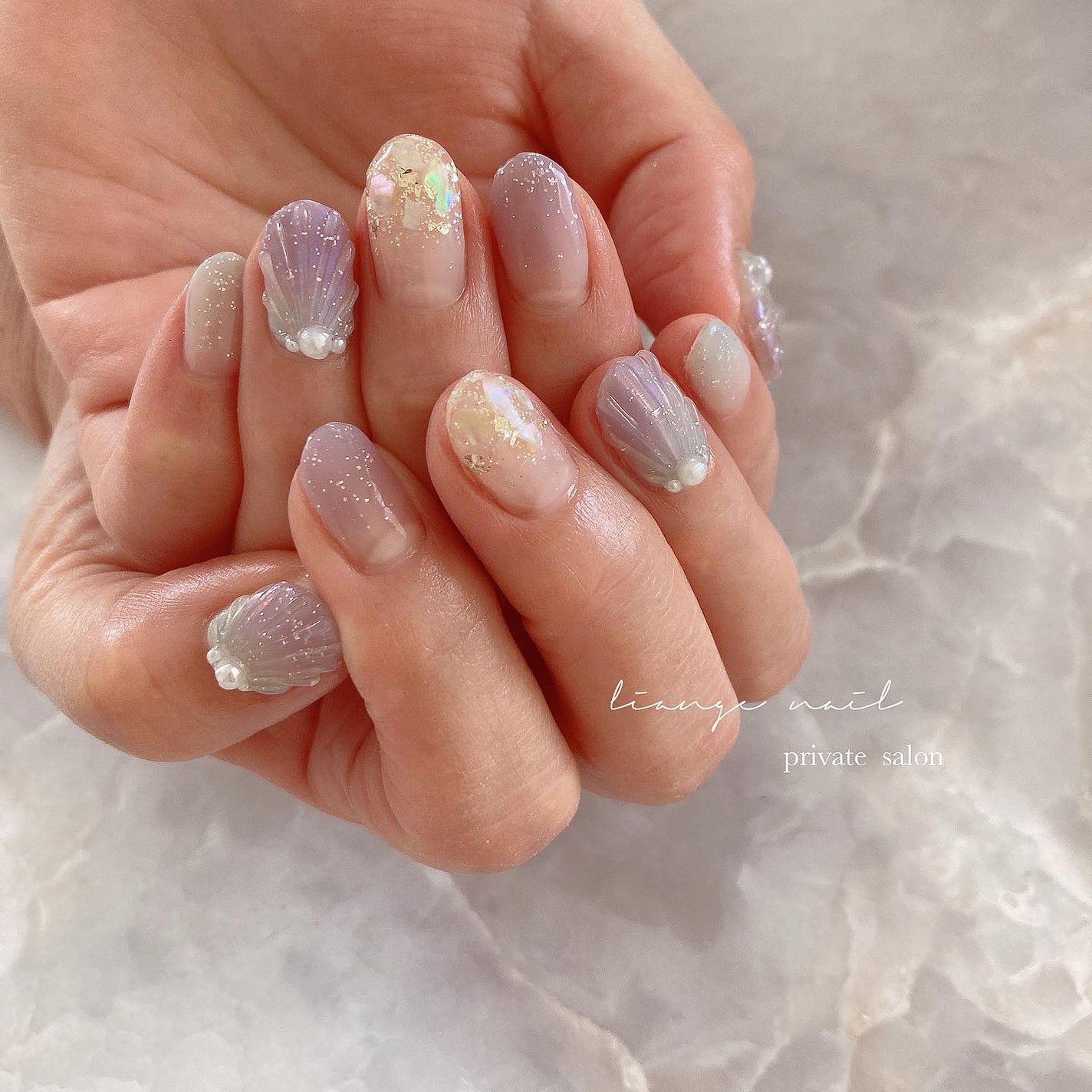 Yuki on LIPS 「.TDSに行かれるので、海っぽく🐠✨.RuseleのMilky..」(1枚目)