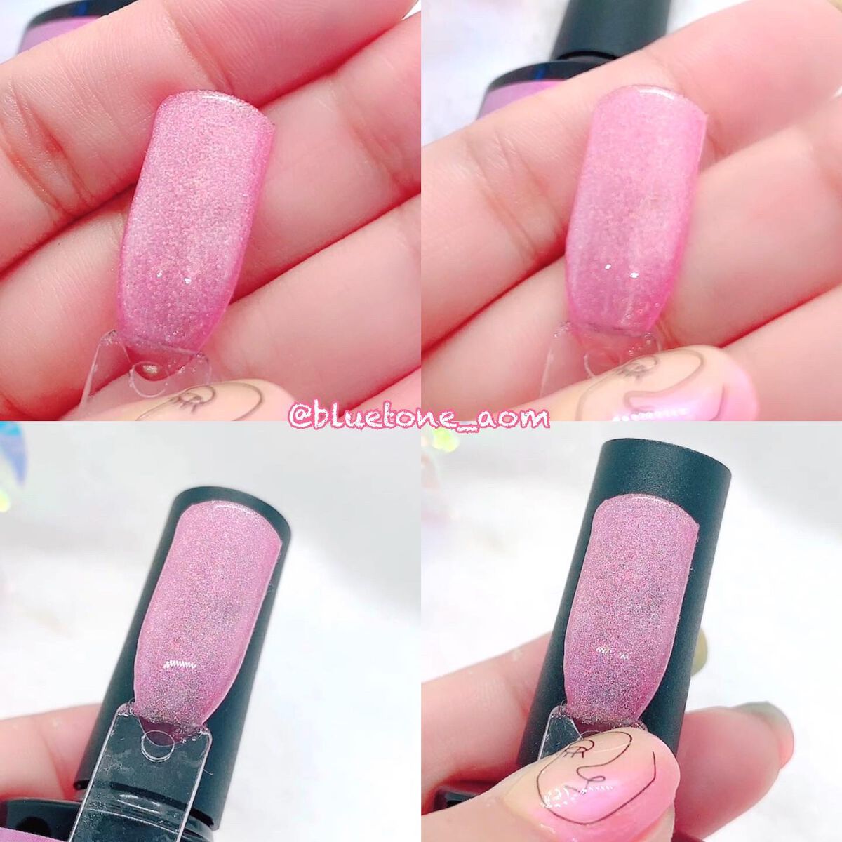 STAR DUST VEIL UNICORN CANDY/cocoronail/ジェルネイルを使ったクチコミ（2枚目）