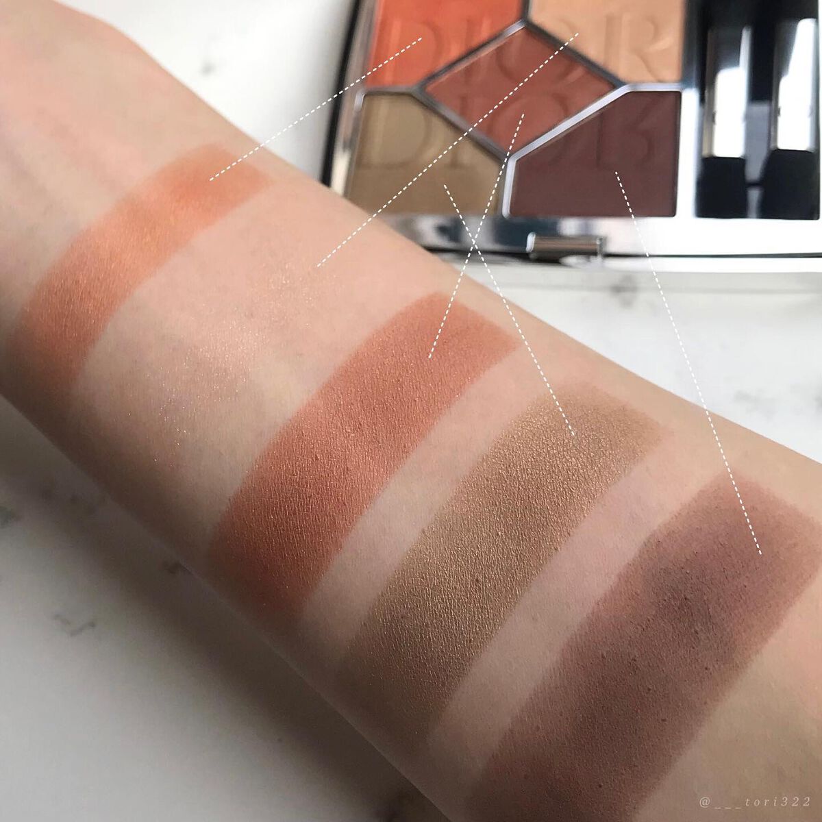 【旧】サンク クルール クチュール/Dior/アイシャドウパレットを使ったクチコミ(3枚目)